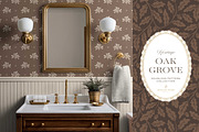 Oak & Acorn Autumn Patterns - Brown, a Pattern Graphic by Eclectic Anthology (Thumbnail 9 of 13)