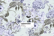 Hortensis, Elegant & Luxury Prints!, a Pattern Graphic by Pink Linen (Thumbnail 12 of 14)