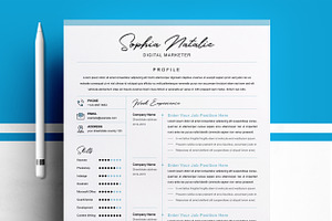 Modern Resume Template & CV Template