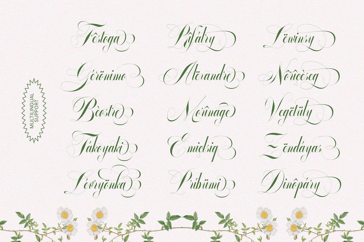 GLOWING ROMANCE — Luxury Calligraphy, a Script Font by Enxyclo Studio (Photo 21 of 22)