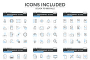 460 Infographic Icons. Free Updates, an Outline Icon by Andrew Kras Design (Thumbnail 11 of 12)