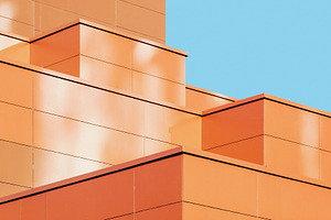 Abstract architectural metal shape, an Architecture Photo by BOOCYS