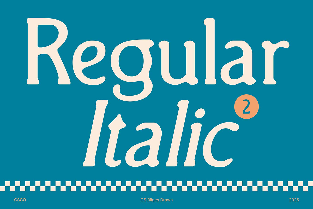 CS Bilges Drawn, a Serif Font by Craft Supply Co. (Photo 3 of 8)