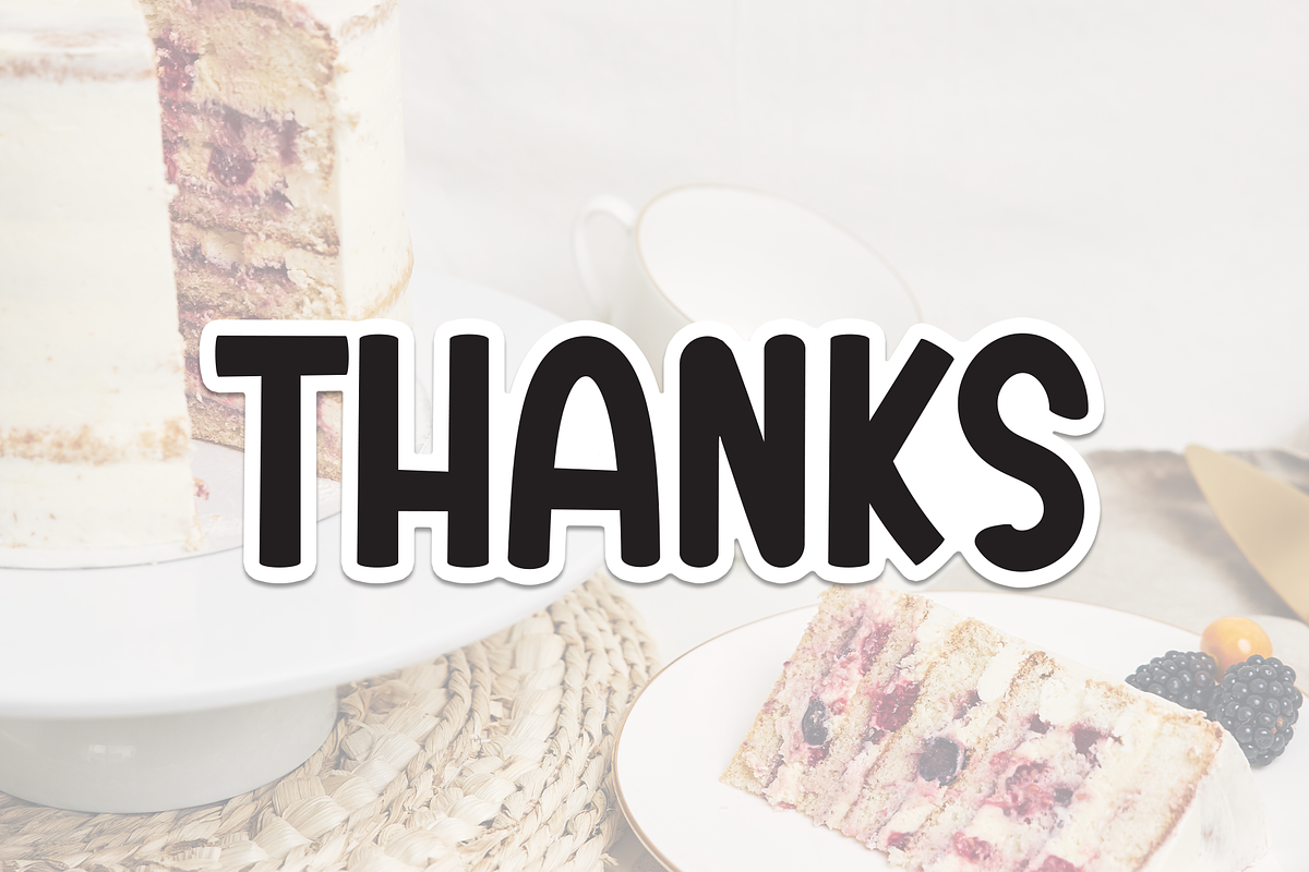 Simple Cake | Script Font, a Script Font by Scratchones (Photo 8 of 8)