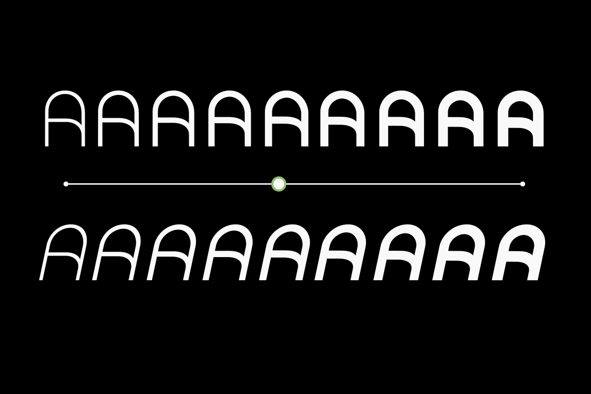 Modista Pro Variable, a Sans Serif Font by Zafiratype (Photo 4 of 6)