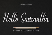 Hello Samantha, a Handwritten Font by FreshTypeINK (Thumbnail 1 of 7)