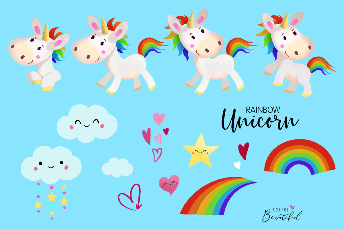Rainbow Unicorn, an Illustration by Useful Beautiful (Photo 3 of 4)