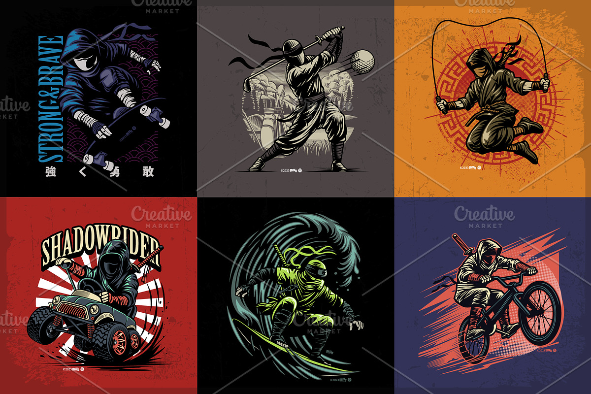 ultimate Japanese Ninja illustration, a Person Illustration by The BolzStudio (Photo 2 of 3)
