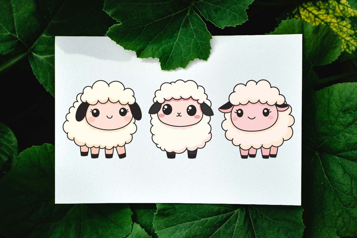 20 Cute Sheep Lamb Farm Character, an Animal Illustration by jongcreative (Photo 2 of 7)
