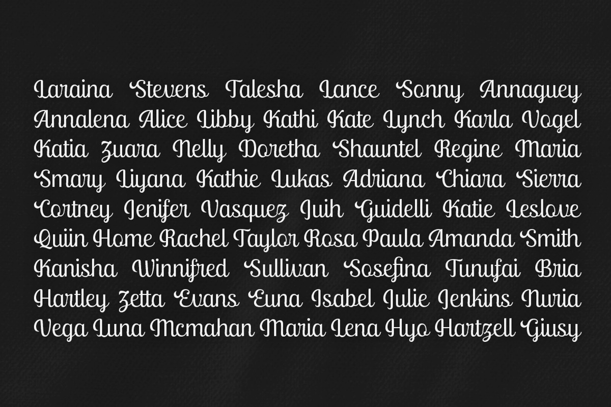 Ralsteda Font Family, a Script Font by Seniors (Photo 14 of 18)