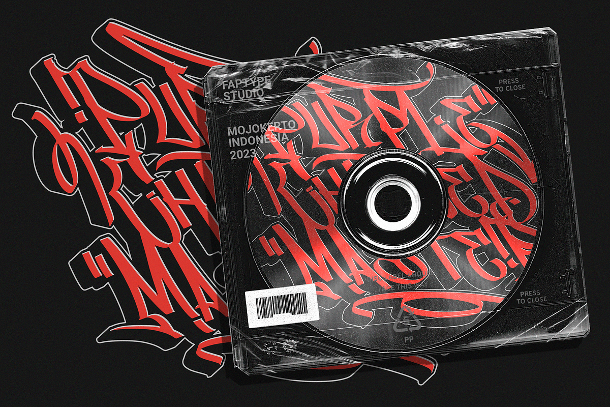 Rocket Queen | Street Graffiti Font, a Blackletter Font by Ardana Creative (Photo 3 of 11)