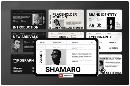 Photography Portfolio Powerpoint, a Presentation Template by Annora Studio