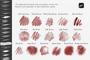 Procreate Brushes-Watercolor brushes, a Brush Add-On by Jenny Quince (Thumbnail 5 of 12)