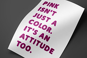 Pink Fur Font, a Font by Handmadefont (Thumbnail 4 of 9)