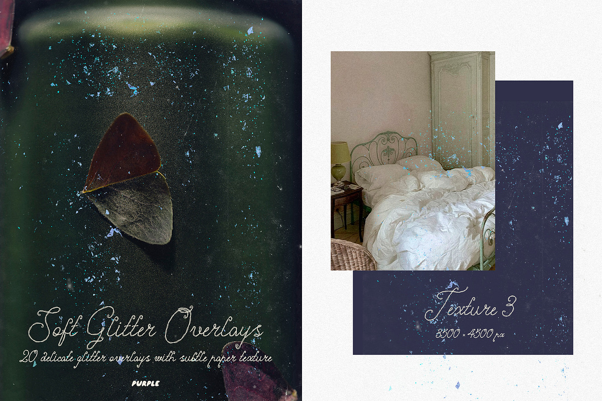 Soft Glitter Overlays, a Texture Graphic by Purple (Photo 10 of 21)