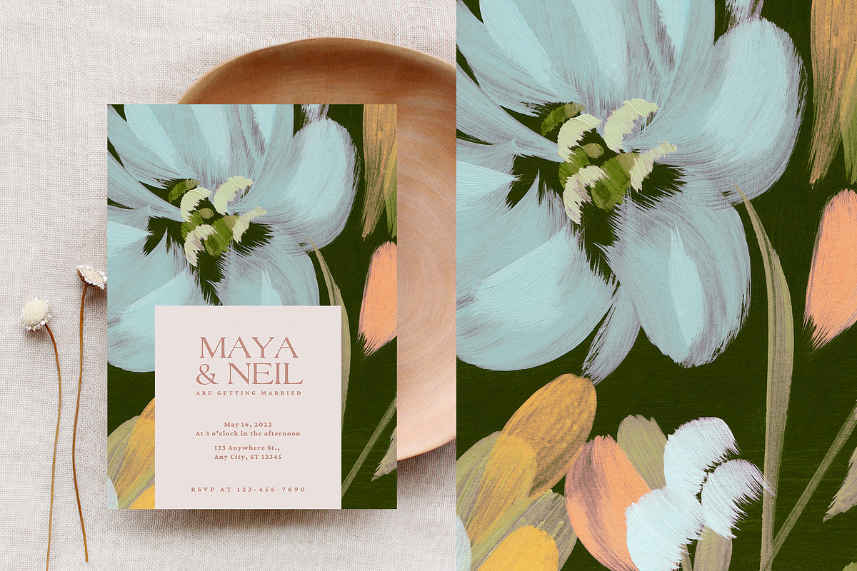 BUNDLE Abstract Painted Backgrounds, a Texture Graphic by Basia Stryjecka (Photo 53 of 59)
