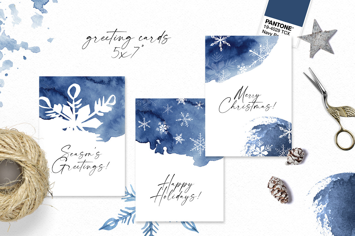 30% SALE Snowflakes, a Decorative Illustration by Olga Koelsch (Photo 2 of 9)