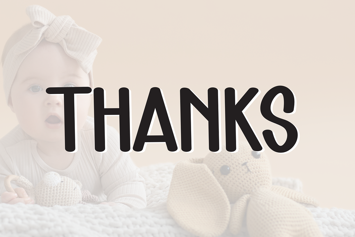 Quote Baby | Script Font, a Handwritten Font by Scratchones (Photo 8 of 8)