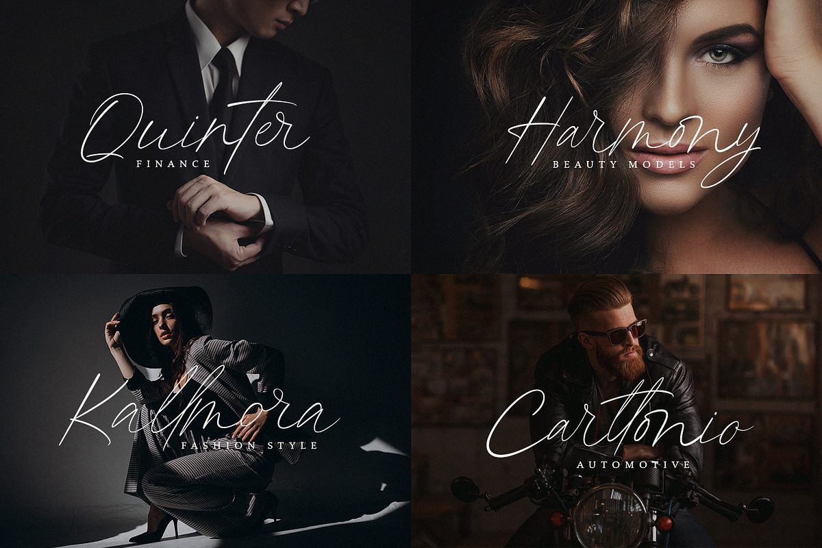 Kingston Signature - Stylish Script, a Handwritten Font by Alpaprana (Photo 3 of 8)