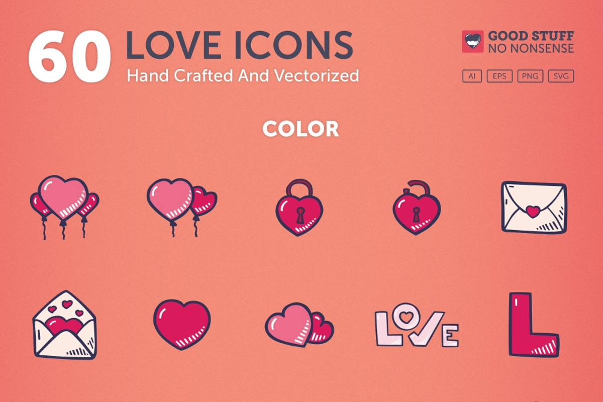 Valientine's Day - Hand Drawn Icons preview 5