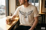 Eagle With Outstretched Wings PNG, an Illustration by SharpMarketplace (Thumbnail 4 of 4)