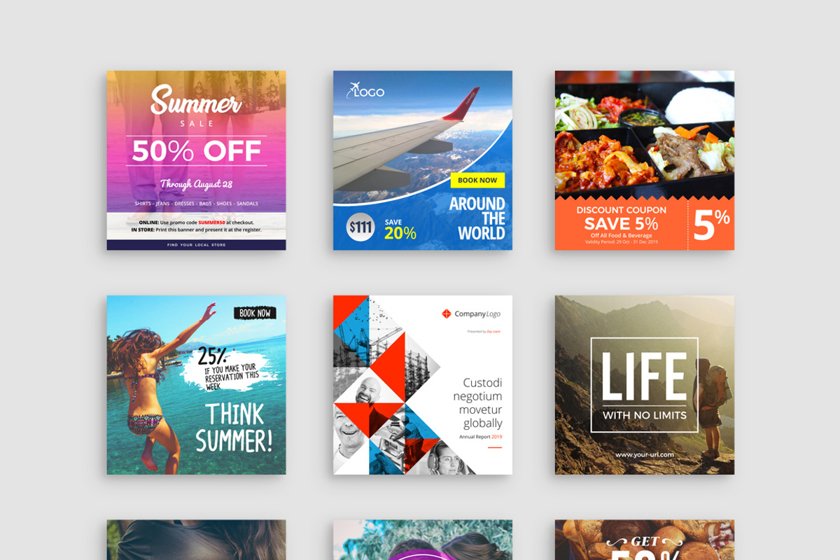140+ Instagram Templates | 50% Off, a Social Media Template by Studio Siv (Photo 8 of 12)