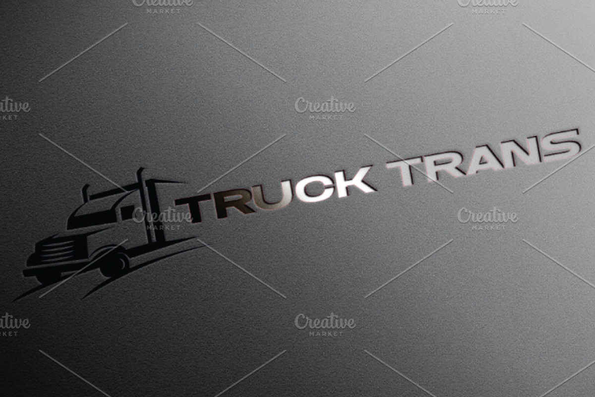 Truck Trans Logo, a Branding & Logo Template by menangan studio (Photo 1 of 2)