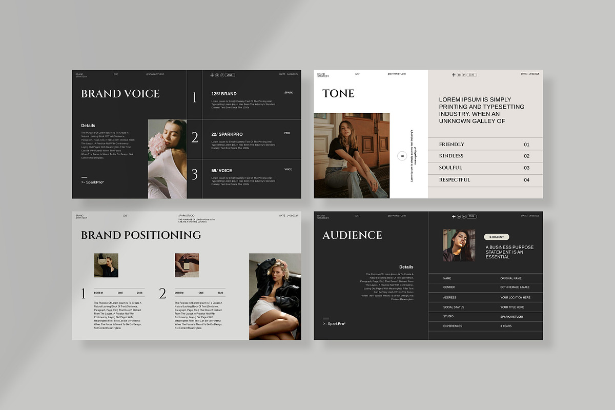 Brand Strategy GoogleSlides Template, a Presentation Template by SparkPro (Photo 6 of 9)