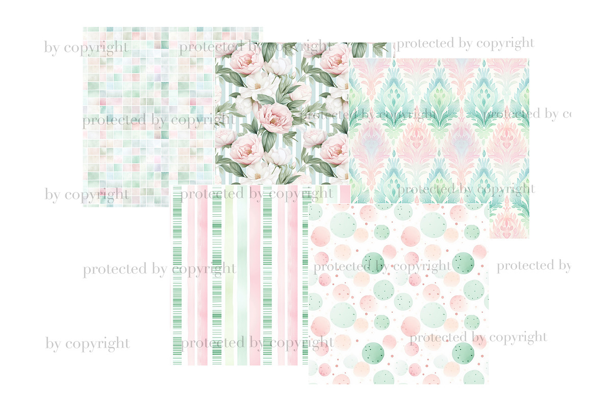 Planner Girl Digital Papers, a Pattern Graphic by GlamArtZhanna (Photo 4 of 4)