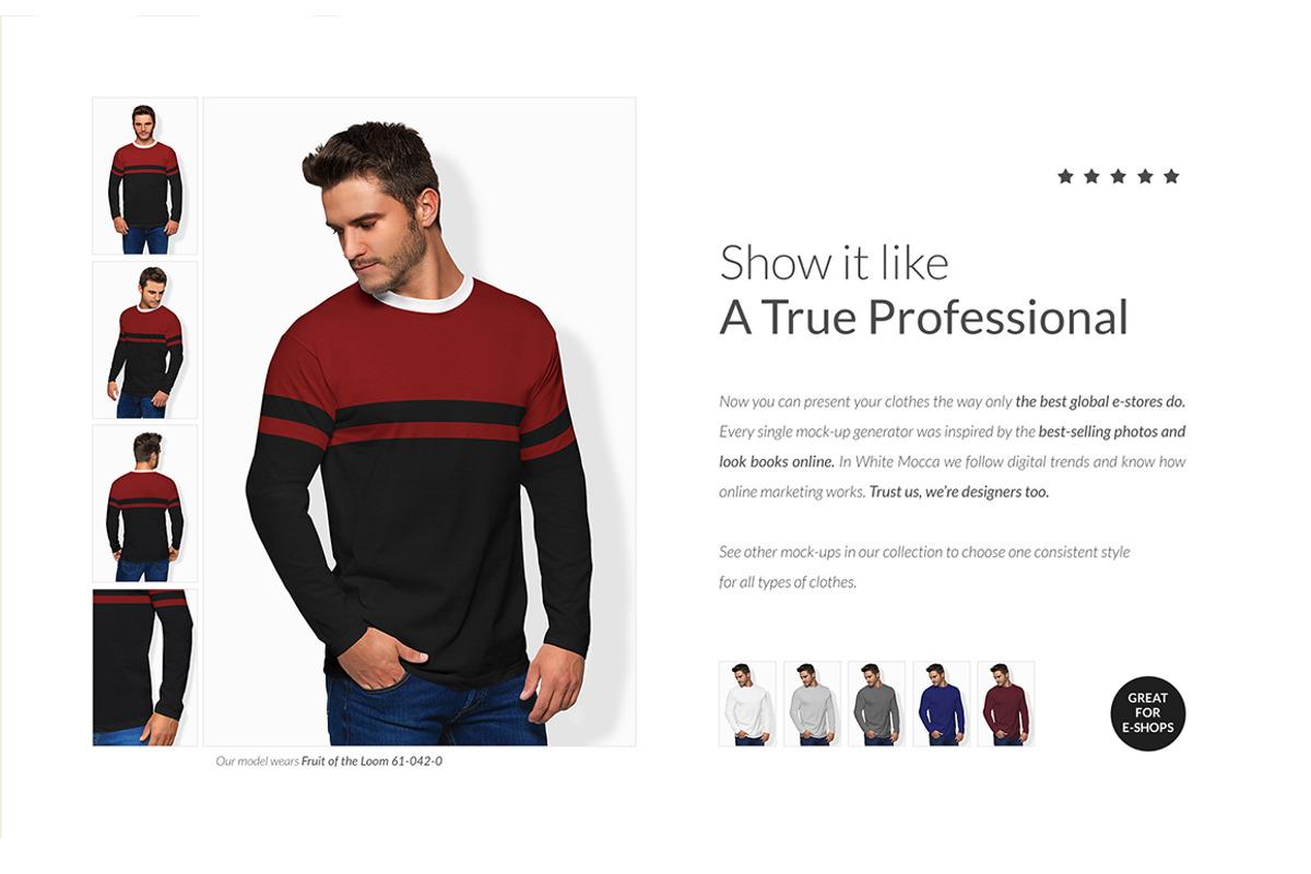 Men Longsleeve Mockups Set FREE DEMO, a Books & Magazine Mockup by Apparel_Mockups (Photo 8 of 24)