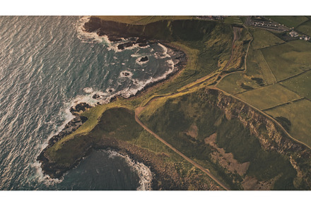 Top down sun rural lands aerial, a Nature Photo by Goinyk