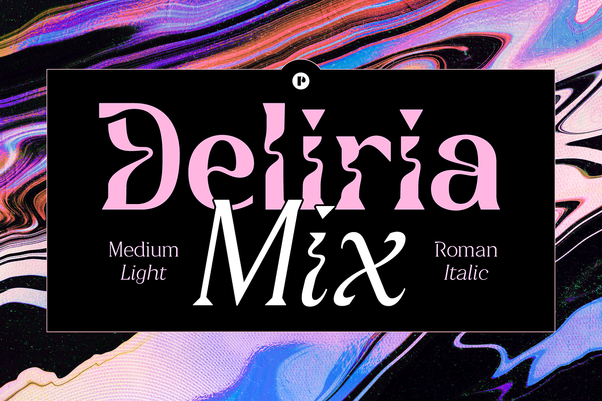 Deliria Liquid Serif, a Serif Font by Pedroglifos (Photo 1 of 10)