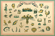 Retro Label/Insignia Vol.2, an Object Graphic by NStudio (Thumbnail 3 of 6)