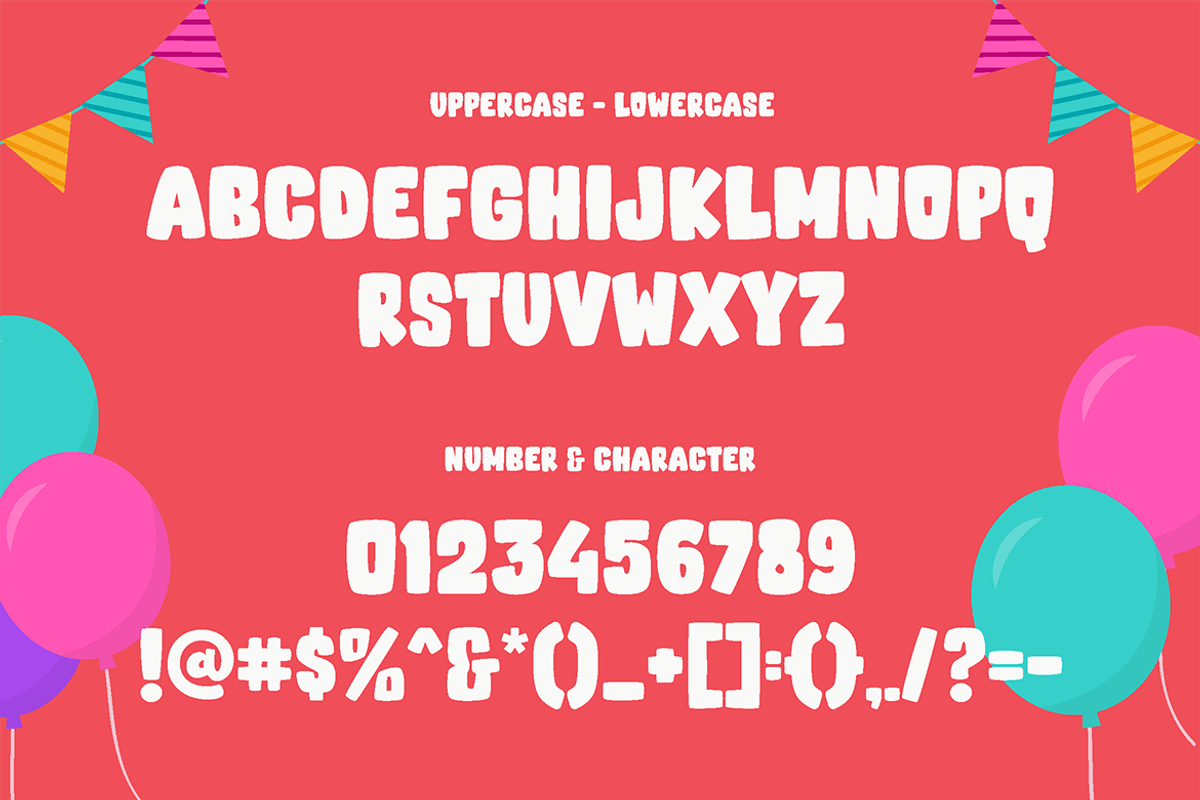 Creampuff - Kids Font, a Sans Serif Font by TokoPress (Photo 3 of 10)