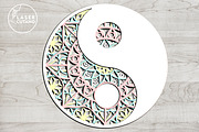 Mandala YIN YANG Multilayer Wall Art, a Design Template by LaserCutano (Thumbnail 2 of 7)