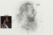 Expressive Scribble Sketch FX, an Action Add-On by Studio Retouch (Thumbnail 8 of 14)