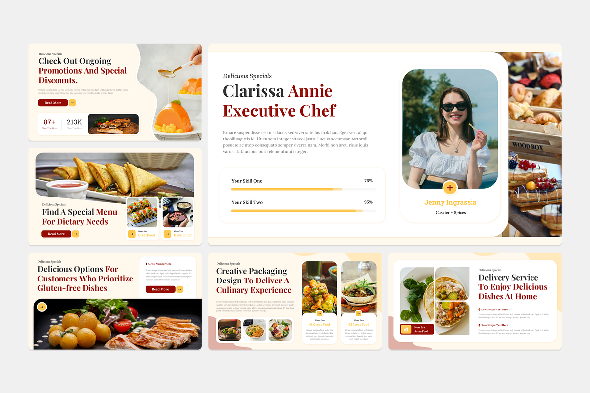Food Google Slide, a Presentation Template by YossyOneStd (Photo 2 of 6)