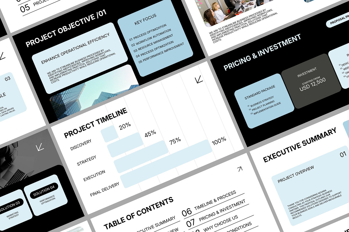 Business Proposal Presentation, a Presentation Template by adoestudio (Photo 3 of 9)