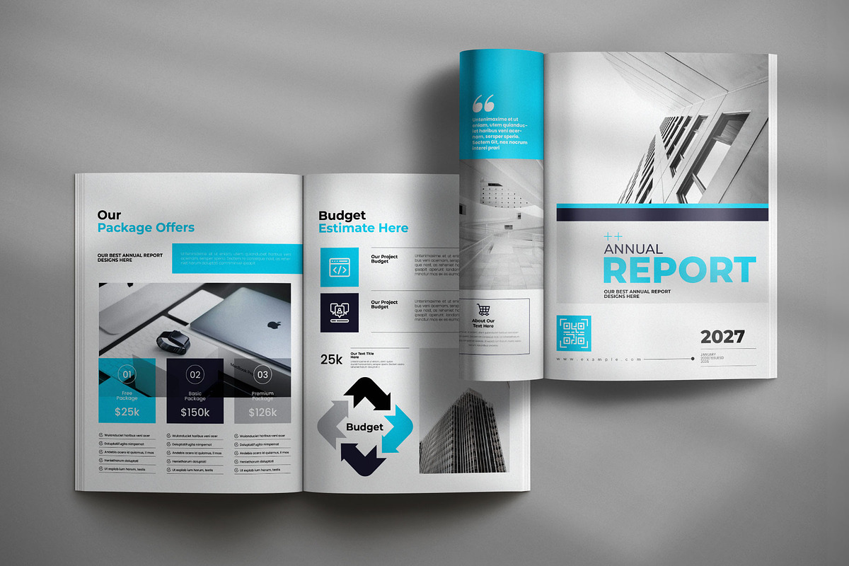 Annual Report Brochure Template, a Brochure Template by Creative-Work (Photo 7 of 8)