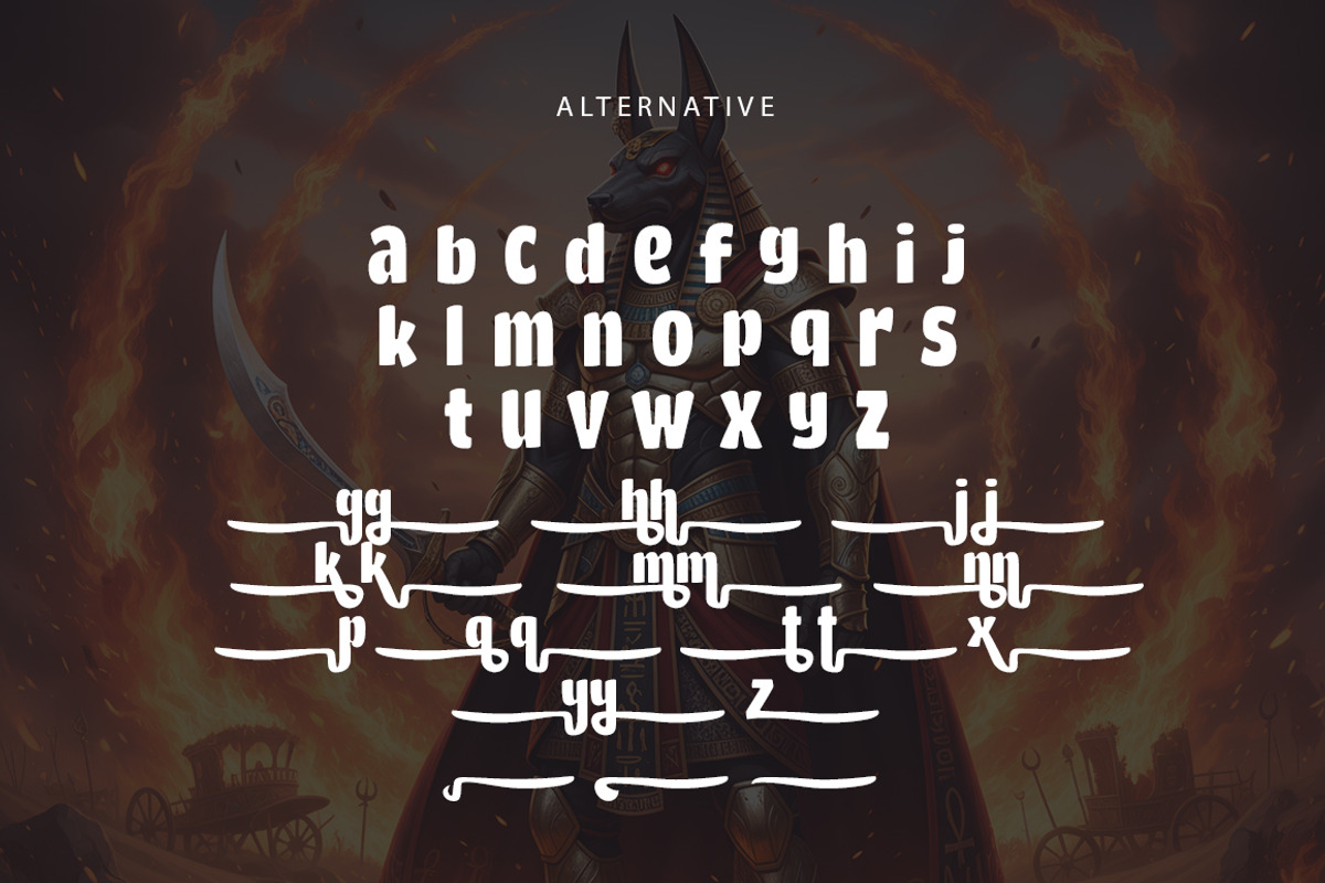 Giant Myth Font, a Blackletter Font by yantodesign (Photo 9 of 10)