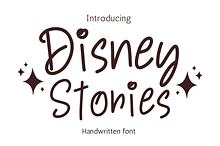 Disney Stories is Handwritten font