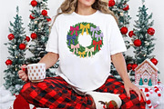 Christmas Wreath Colorful Hand Drawn, an Illustration by DreamArtGraphic (Thumbnail 2 of 6)