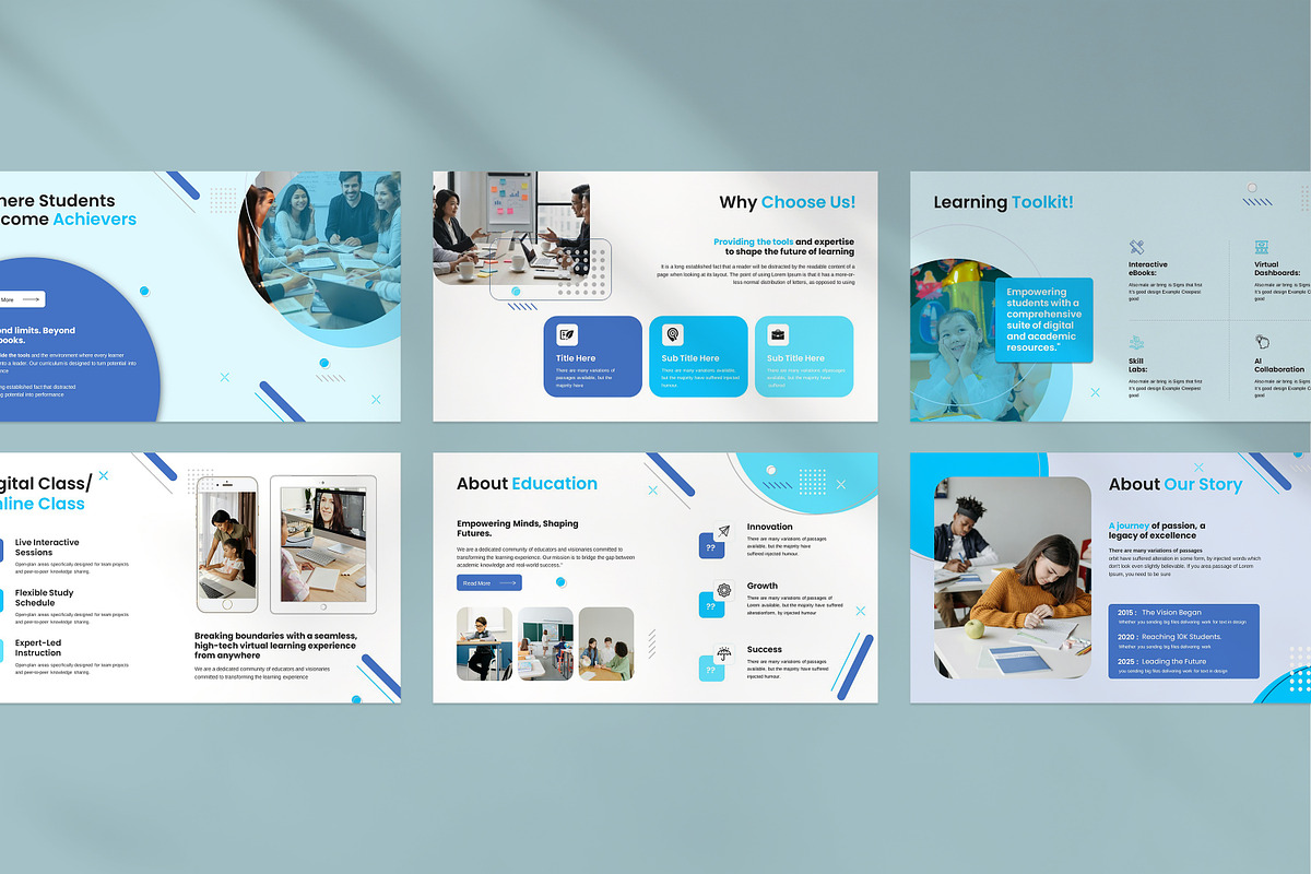 Educated Presentation Template, a Presentation Template by Slide_Genius1 (Photo 4 of 8)