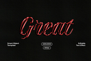 Shiny Text Effect, a Layer Style Add-On by alexdndz