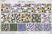 Watercolor Sunflowers and Cotton, an Illustration by Yuliya Art (Thumbnail 22 of 24)