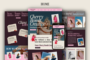 Marketing Agency Portfolio Website, a Squarespace Template by Warmsoulgallery (Thumbnail 2 of 11)