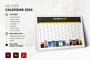 Calendar 2026, a Stationery Template by MstArtwork (Thumbnail 2 of 5)