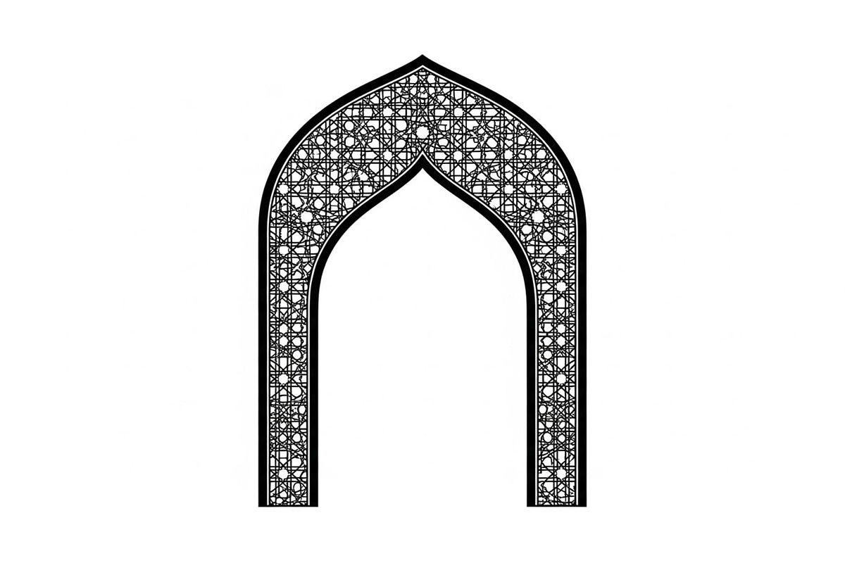 Islamic Arch Window Vector Bundle, an Illustration by yasushie (Photo 42 of 51)