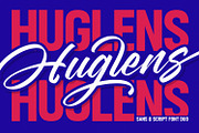 Huglens - Sans & Script Font Duo, a Script Font by Variatype (Thumbnail 1 of 12)
