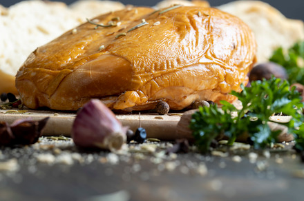 Smoked chicken breast with spices, a Photo by MyPhotos